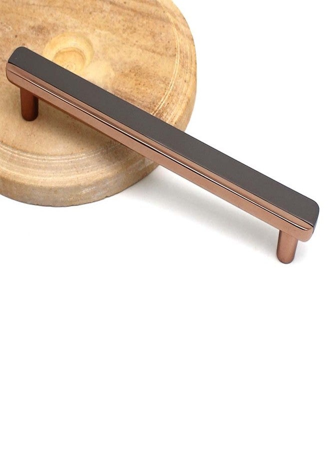 VOLO Black- Rose Gold Cabinet/Wardrobe Door Handles/Cupboard Drawer Pull Handle/Kitchen Drawer Pulls (Knob_S-178), Black- Rose Gold Finish (96 mm, 2) - Image 2