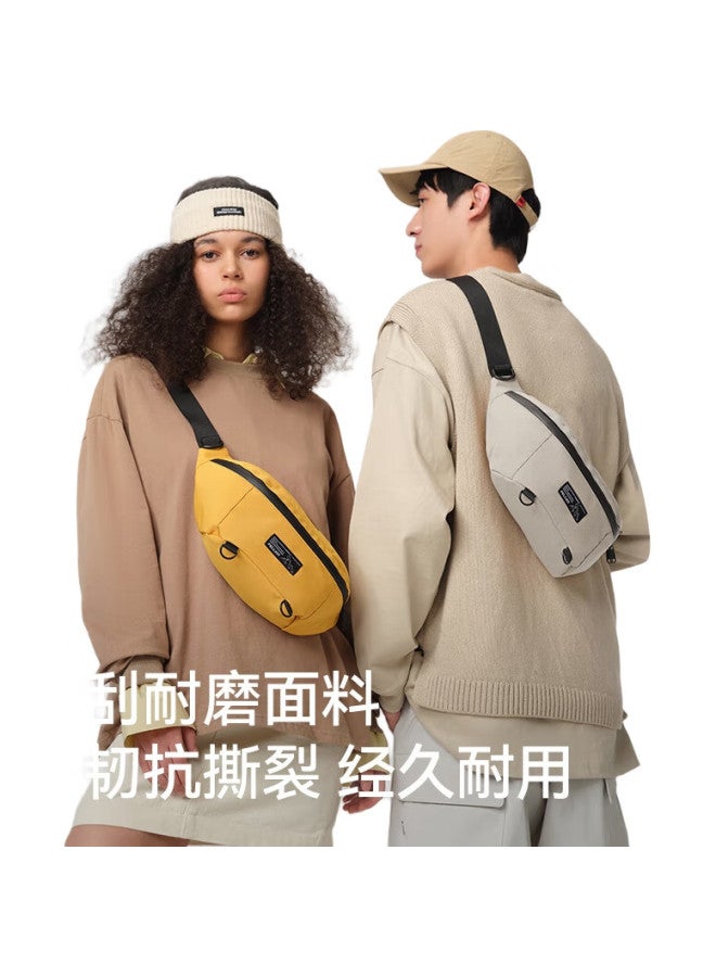 Pelliot Outdoor Crossbody Bag, Sports Cycling Large Capacity Shoulder Waist Pack, Casual Hiking Running Bag, 16402611 Black - Image 3