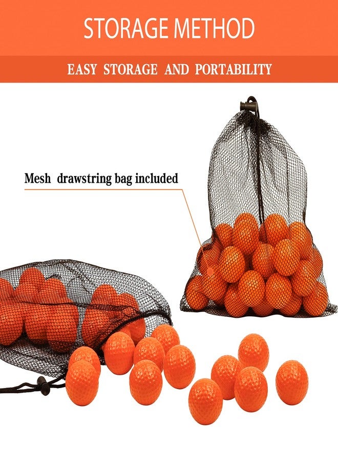 Bac-kitchen 40 Pack Foam Golf Practice Balls - Realistic Feel and Limited Flight Training Balls for Indoor or Outdoor - Image 4