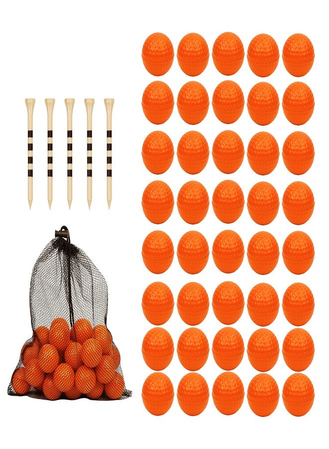 Bac-kitchen 40 Pack Foam Golf Practice Balls - Realistic Feel and Limited Flight Training Balls for Indoor or Outdoor - Image 1