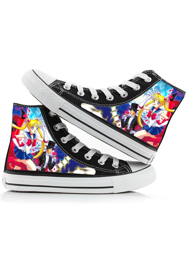 Unisex Top Canvas Shoes – Stylish Couple Sneakers for Casual & Cosplay - Image 1