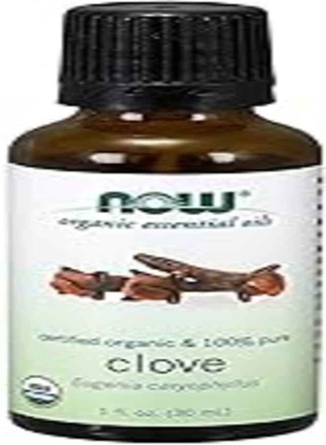 Now Food Foods Pure and Organic Essential Clove Oil, 30 ml