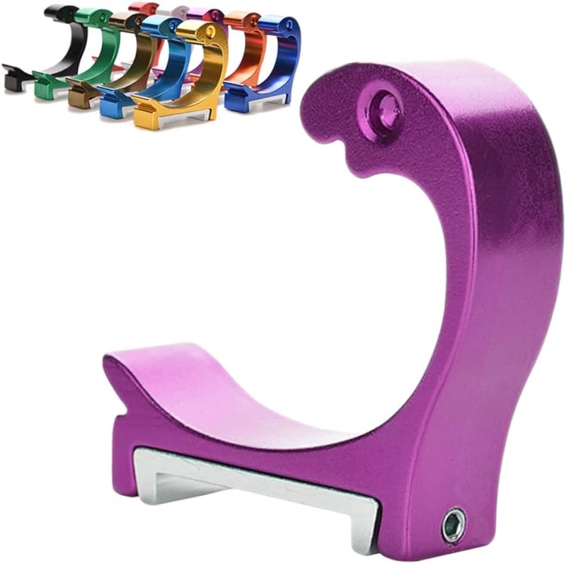 خطاف معطف على شكل دولفين أرجواني فردي للتعليق على الباب غرفة النوم الحمام غرفة المعيشة - Image 1