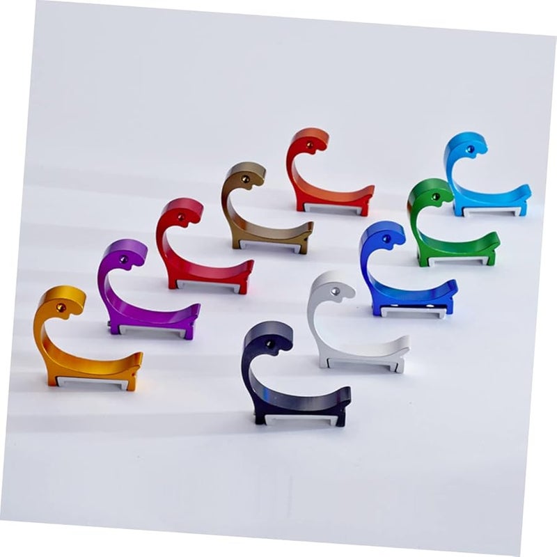 خطاف معطف على شكل دولفين أرجواني فردي للتعليق على الباب غرفة النوم الحمام غرفة المعيشة - Image 4