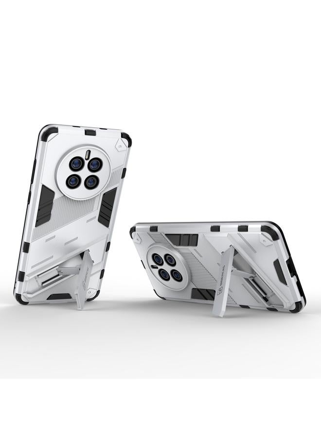 اس-توب جراب لهاتف Huawei Mate 50 Punk Armor 2 في 1 PC + جراب هاتف مقاوم للصدمات من مادة TPU مع حامل غير مرئي - Image 3