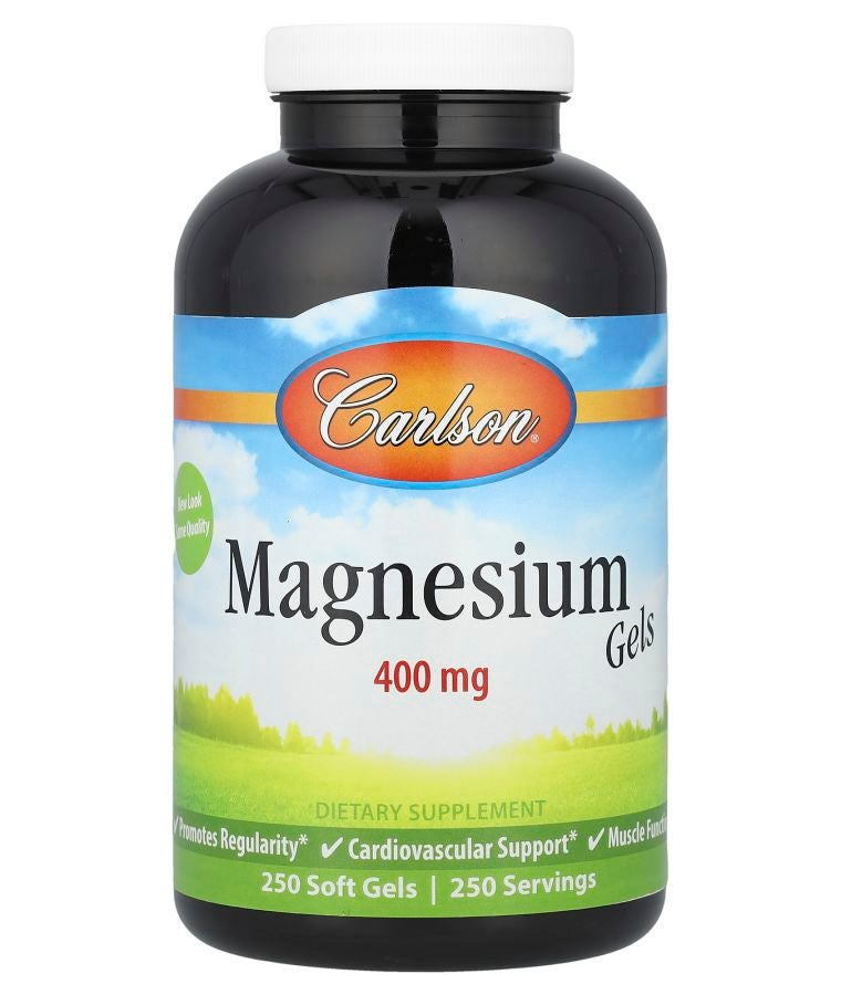 Magnesium Gels 400 mg 250 Soft Gels