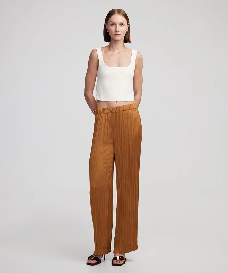 ابيكول Crinkle-Effect Trousers