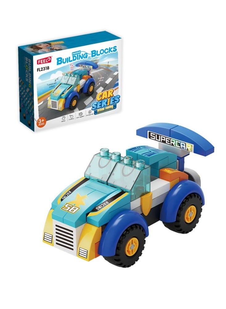 Feelo Building Blocks urban racing 64pcs FL2318 - Image 2