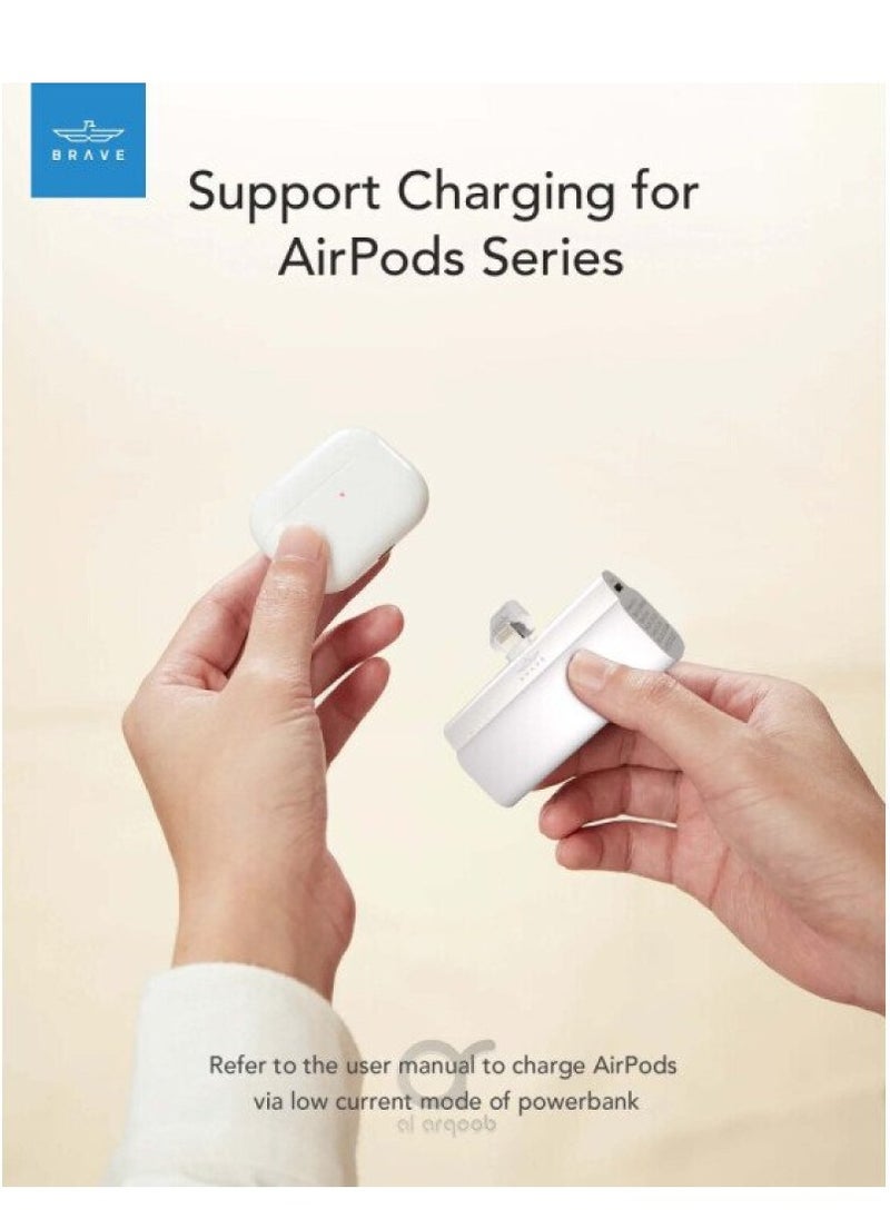 Brave - Mini Power Bank 20W USB C with PD3.0 & QC3.0 Fast Charging, Compact and Portable Charger Small Type C External Powerbank Battery, Compatible with Android Smartphones - Image 1
