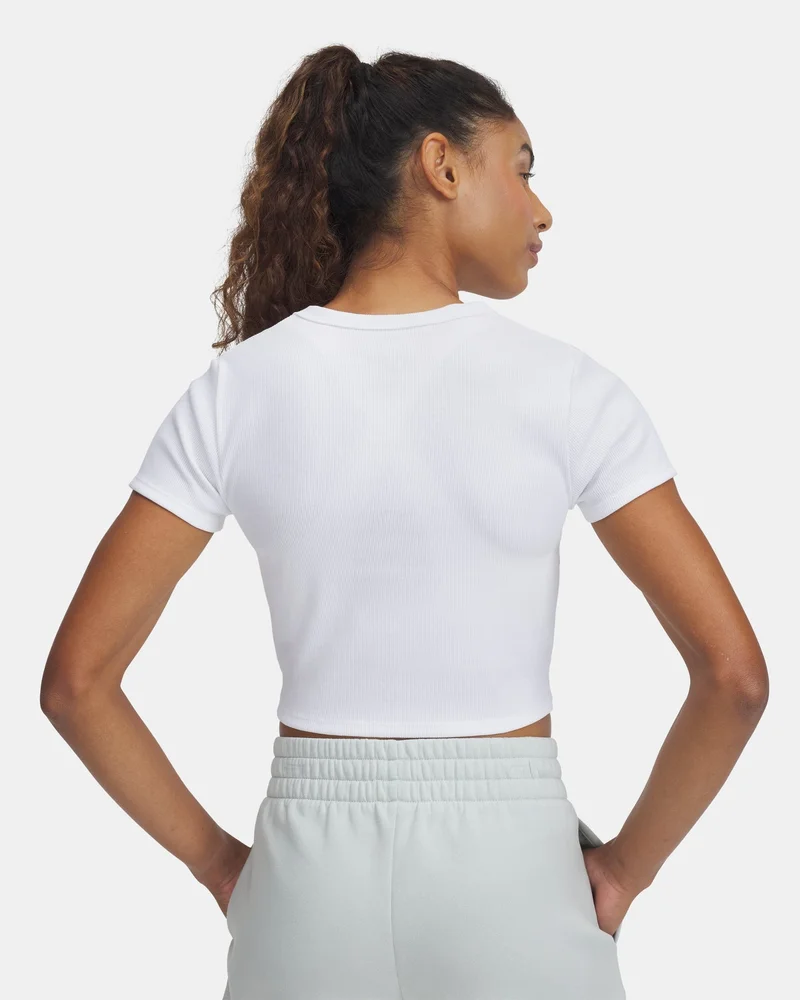 UNDER ARMOUR Women's Rival Rib Baby T-Shirt