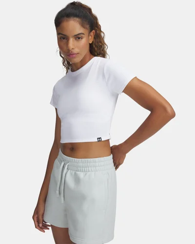 UNDER ARMOUR Women's Rival Rib Baby T-Shirt