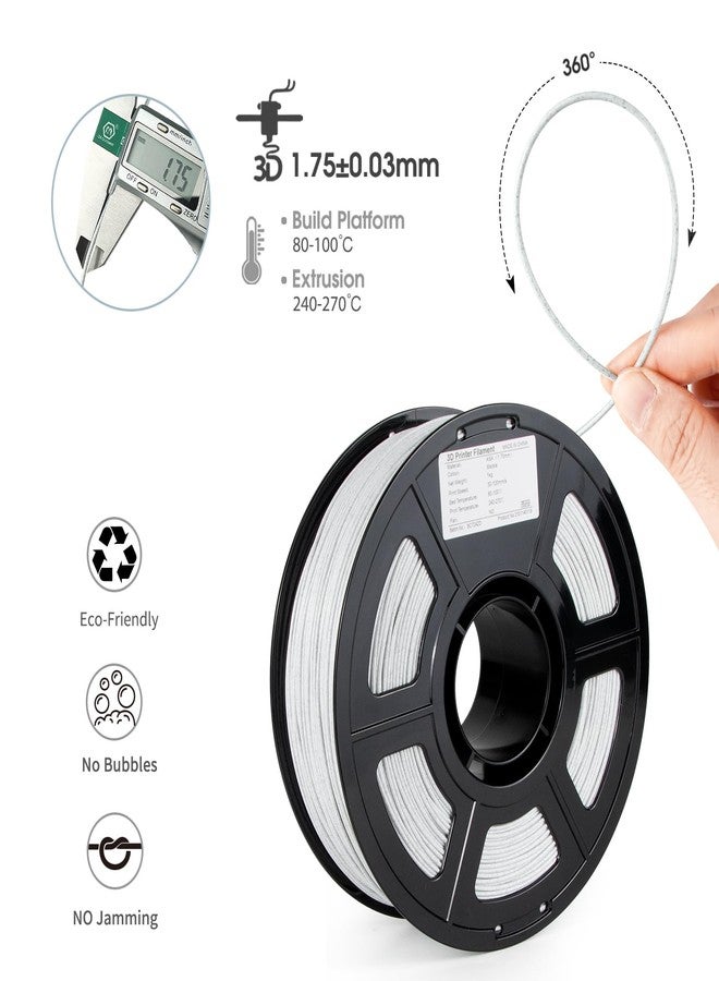 iSANMATE ASA Filament 1.75mm Marble 1KG, UV & Weather Resistant 3D Printer Filament Perfect for Outdoor Functional Parts, Dimensional Accuracy +/- 0.02mm, 1kg Spool (2.2lbs) - Image 2
