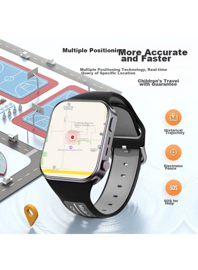 Gedell Gedeli Children's Smart Watch Phone, Huaqiangbei Card Positioning, Waterproof, Hd Video Calls, For Middle And High School Boys And Girls, Specialized Bracelet, 5g Full Network Compatible - Image 2