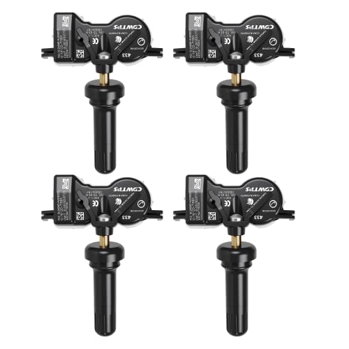 CDWTPS TPMS Sensor Dodge,4Pack 433Mhz Tire Pressure Monitoring System Sensor Compatible for Chrysler Jeep Dodge Fiat Replaces#68313387AB 68193586AC 68252493AB - Image 1