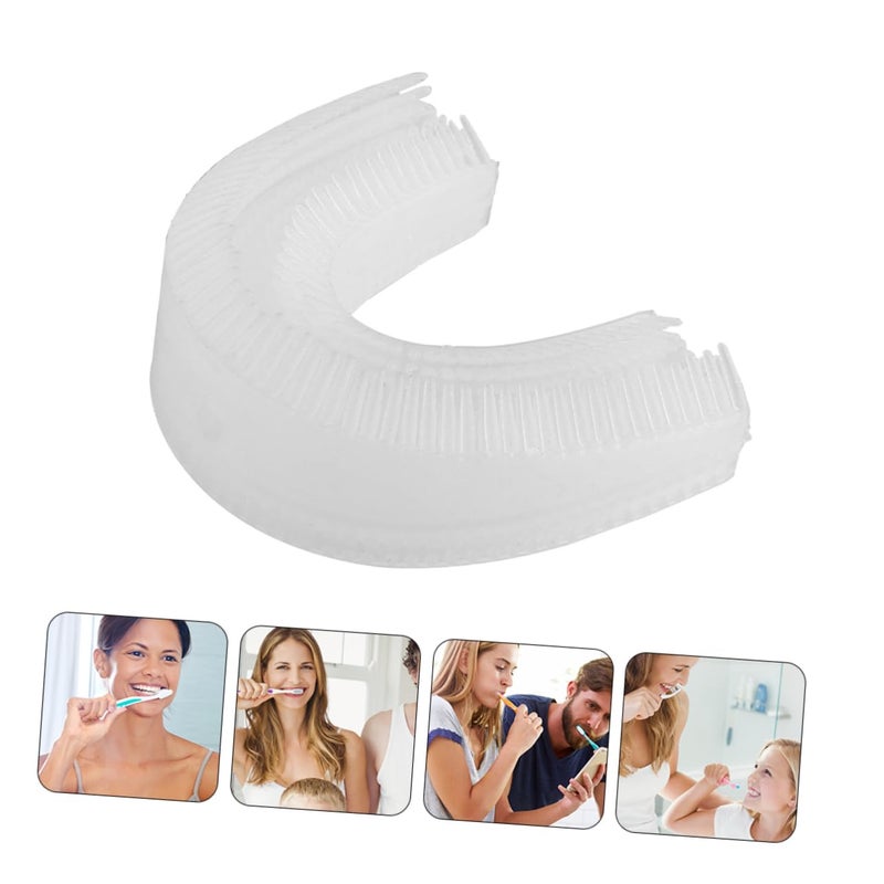 U Shape Electric Toothbrush Heads 2 Pack Soft Flexible Replacement Easy Install - Image 4