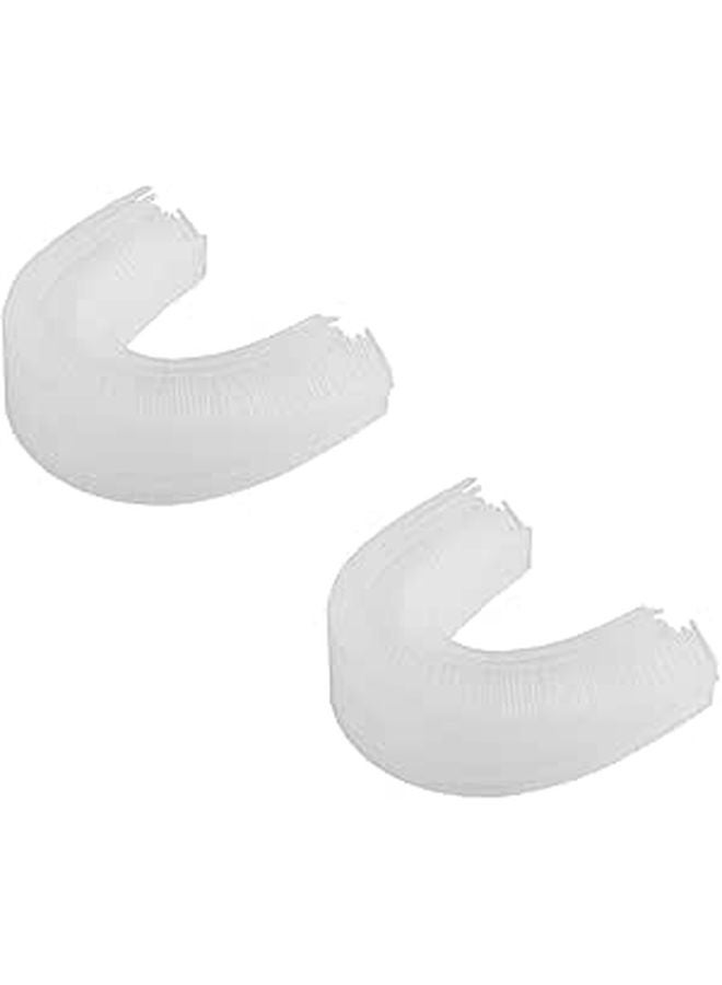 U Shape Electric Toothbrush Heads 2 Pack Soft Flexible Replacement Easy Install - Image 1