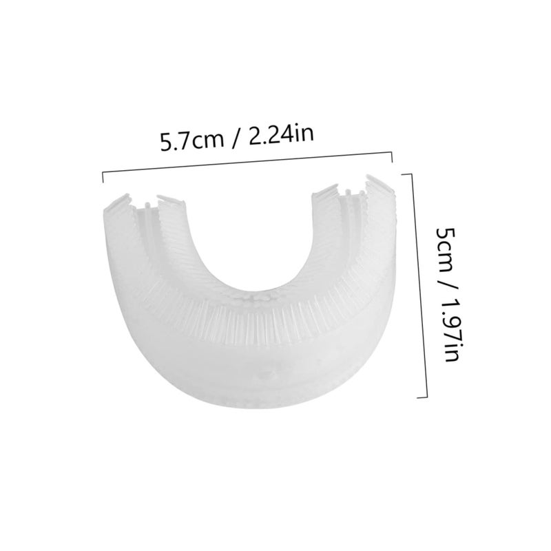 U Shape Electric Toothbrush Heads 2 Pack Soft Flexible Replacement Easy Install - Image 3