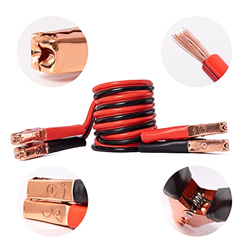 General Medi 127-Pieces Roadside Car Emergency Kit Include Mini First Aid Kit, Jumper Cables,Tow Rope, Bandage, Safety Vest, Emergency Triangle, All in One Pack - Image 3