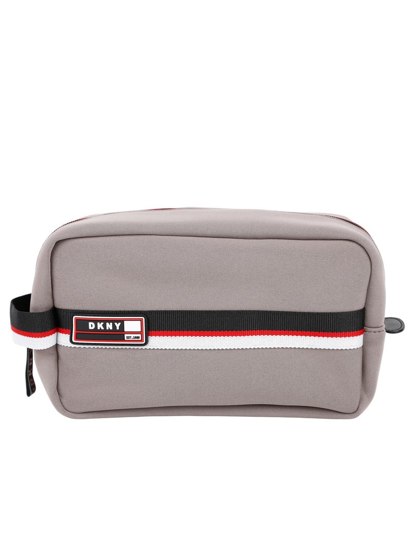 DKNY DKNY EXCURSIONIST Men's Toiletry Bag, Grey, 6x9x4 cm  - Image 1