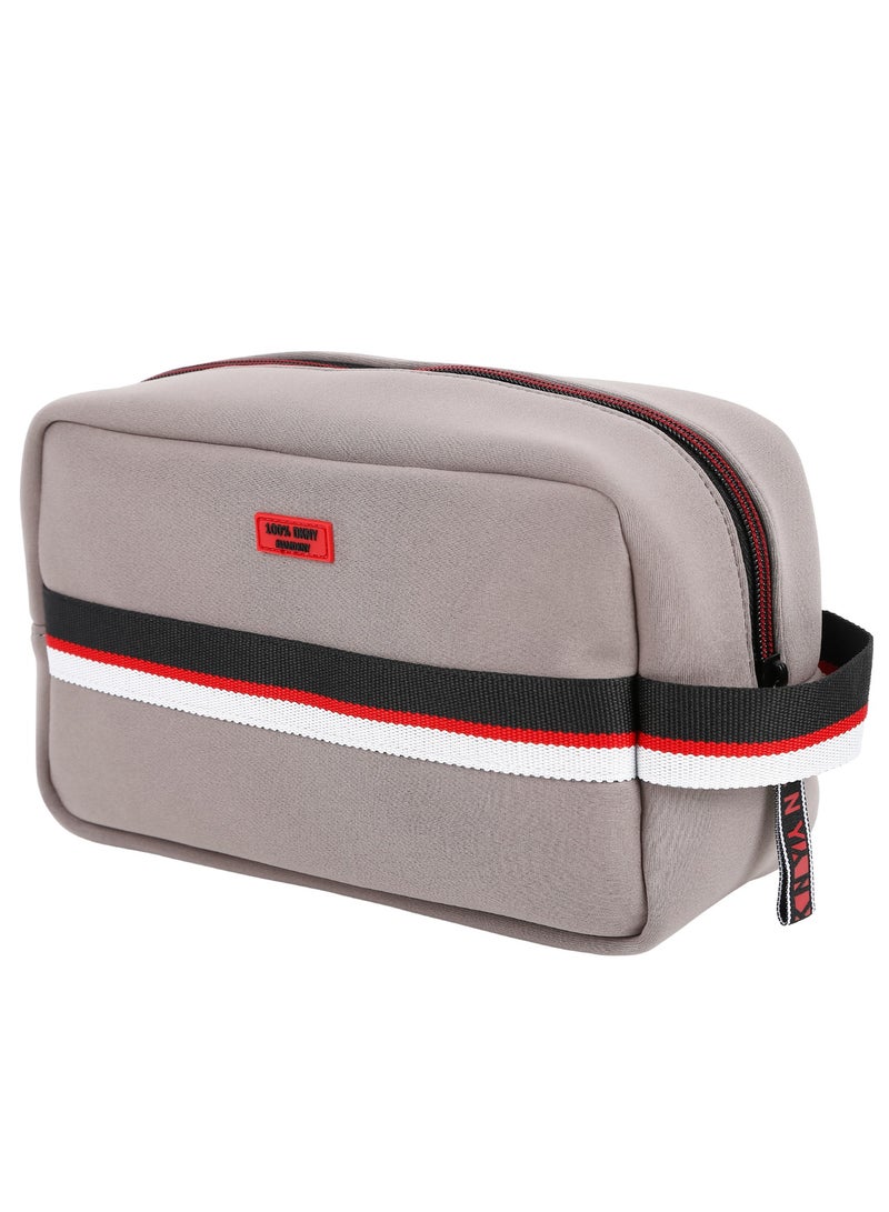 DKNY DKNY EXCURSIONIST Men's Toiletry Bag, Grey, 6x9x4 cm  - Image 3