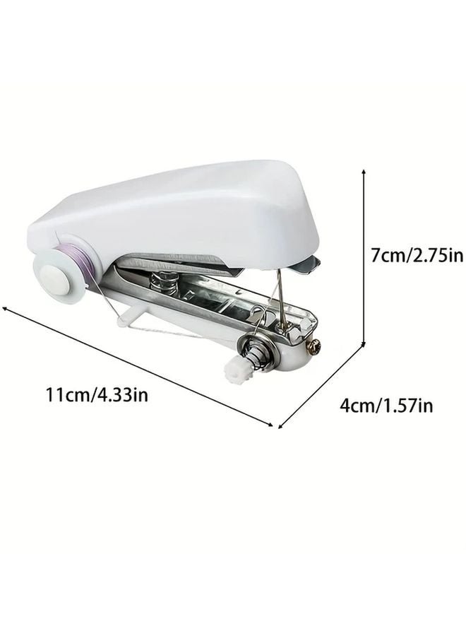 Portable Mini Sewing Machine Manual Operation Adjustable Tension Assorted Colors - Image 4