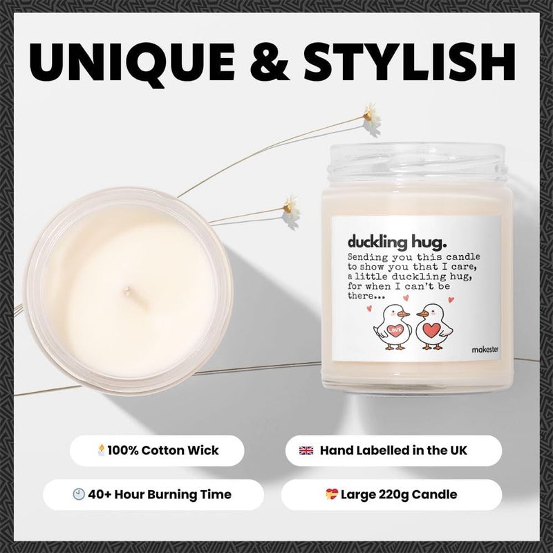 Makester Duckling Gifts - Luxury Soy Wax - Vanilla, Jasmine, Sugared Almond - Makester - Image 4
