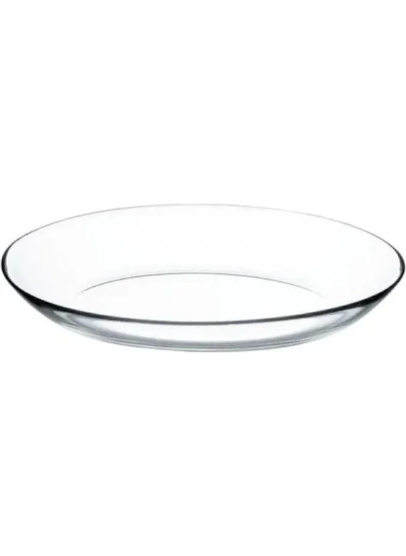 Paşabahçe 10336 Invitation 33 Cm Oval Glass Boat Service Fruit Plate