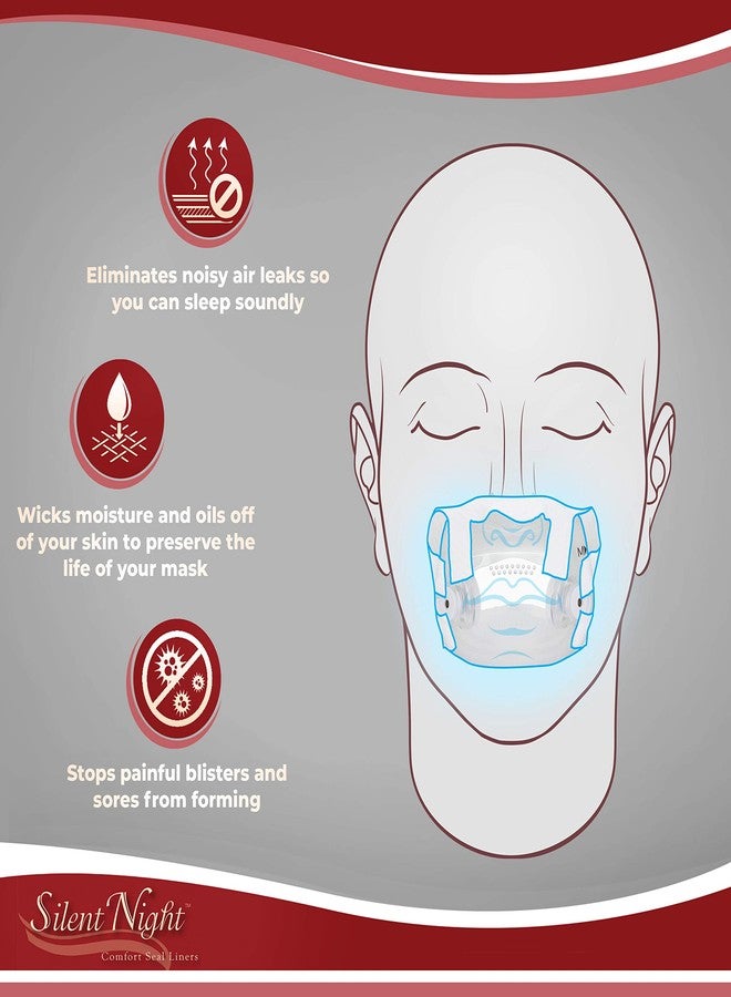 Silent Night Minimal Contact Cpap Mask Liners - Reduce Noisy Air Leaks and Painful Blisters - Cpap Supplies and Accessories - One Size Fits Most - Image 5