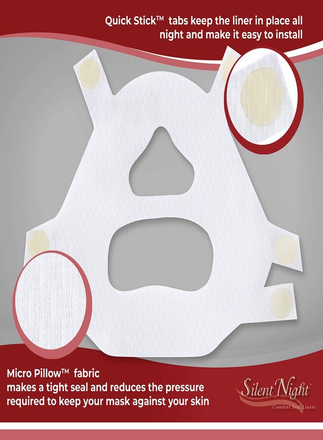 Silent Night Minimal Contact Cpap Mask Liners - Reduce Noisy Air Leaks and Painful Blisters - Cpap Supplies and Accessories - One Size Fits Most - Image 2