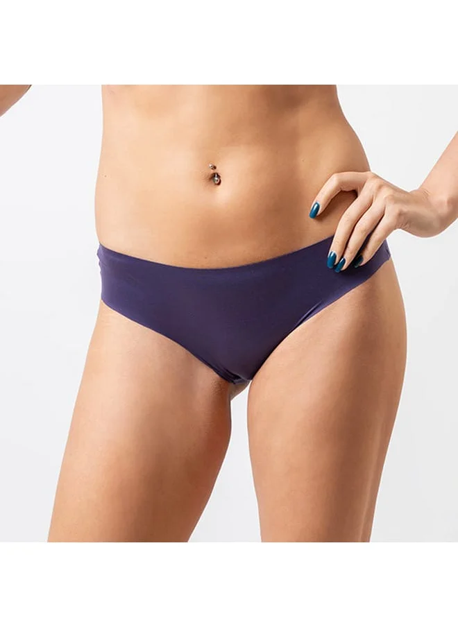 Aadaraya Set of 5 - Aadaraya Solid Bikini Briefs with Elasticated Waistband