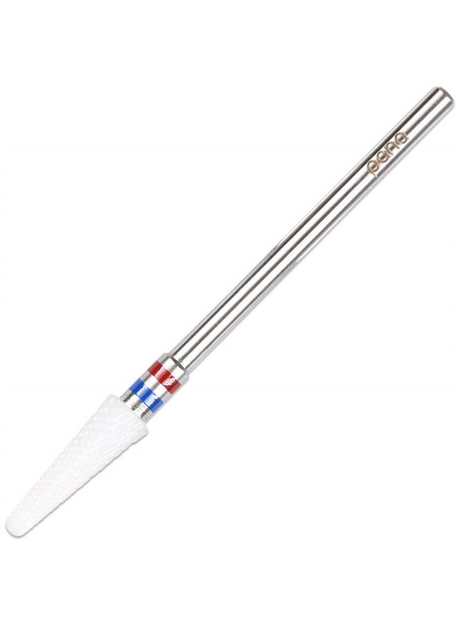 Pana Professional - White Small Tapered Cone Ceramic Bit 3/32" Shank Size - Nail Drill Bit for Dremel Machine - Image 1