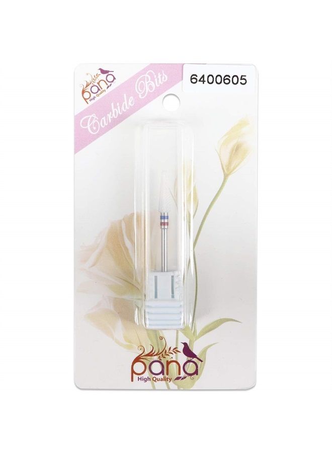 Pana Professional - White Small Tapered Cone Ceramic Bit 3/32" Shank Size - Nail Drill Bit for Dremel Machine - Image 3