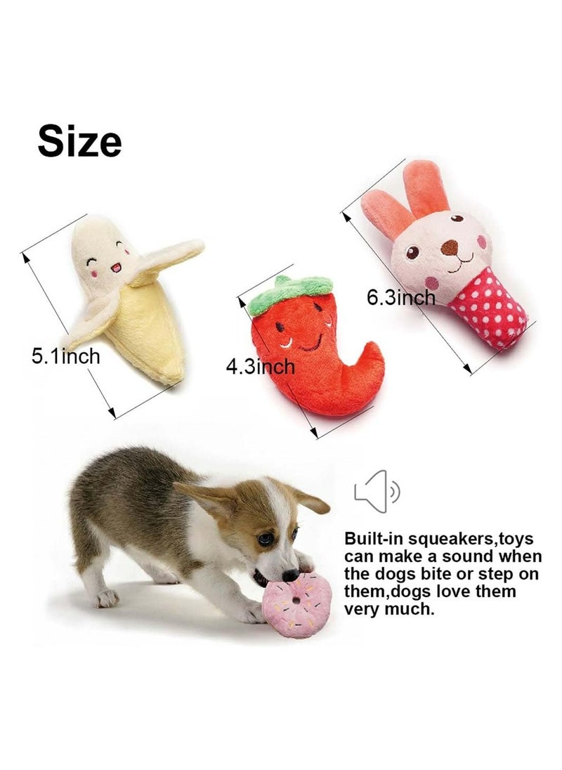 Squeaky Plush Dog Toys
