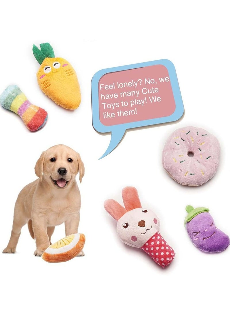 Squeaky Plush Dog Toys