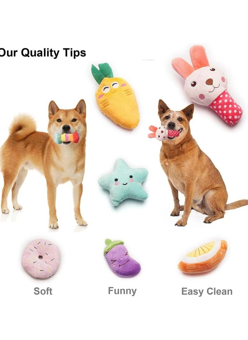 Squeaky Plush Dog Toys
