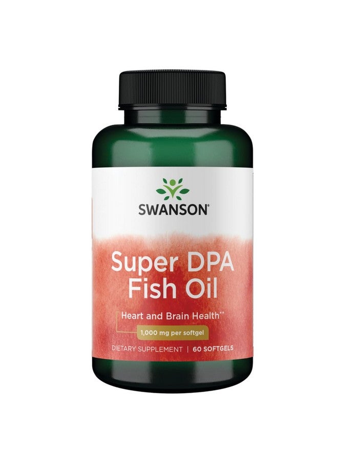 Swanson Super Dpa Fish Oil 60 Sgels - Image 1