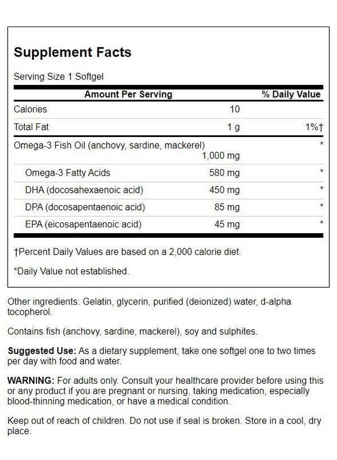 Swanson Super Dpa Fish Oil 60 Sgels - Image 2
