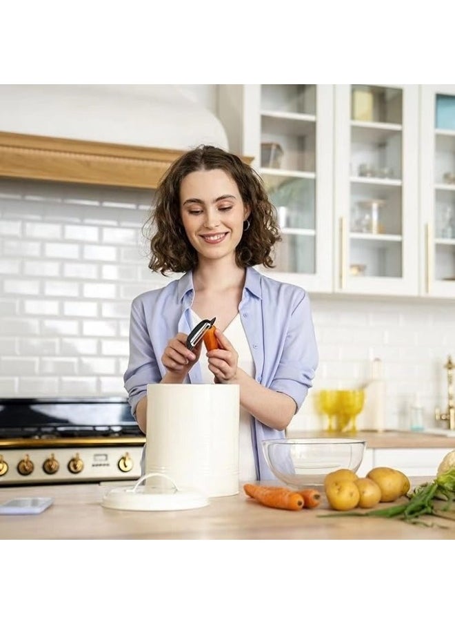 Happy Home - Premium Zinc Vegetable Peeler Potato Peeler, Apple Peeler with Sharp Blade and Comfortable Non-Slip Handle, Peeler for Carrot, Eggplant, Pear, Mango, Cucumber, Fruits - Image 1