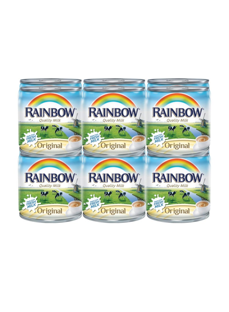 Rainbow Evaporated Milk With Vitamin D,  12 *170 gm - Image 2