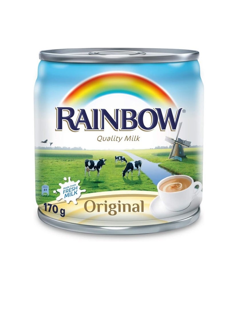 Rainbow Evaporated Milk With Vitamin D,  12 *170 gm - Image 3