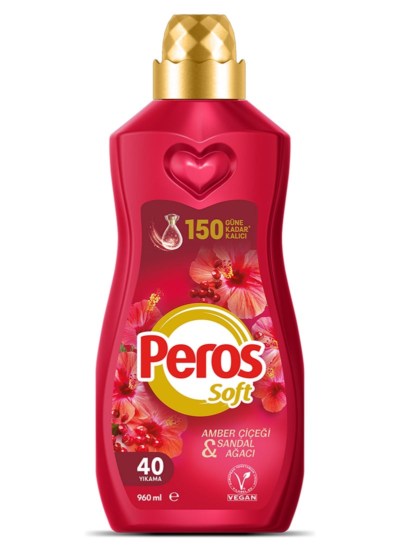 بيروس مُنعم مركز ناعم برائحة زهر العنبر وخشب الصندل 960 مل - Image 1