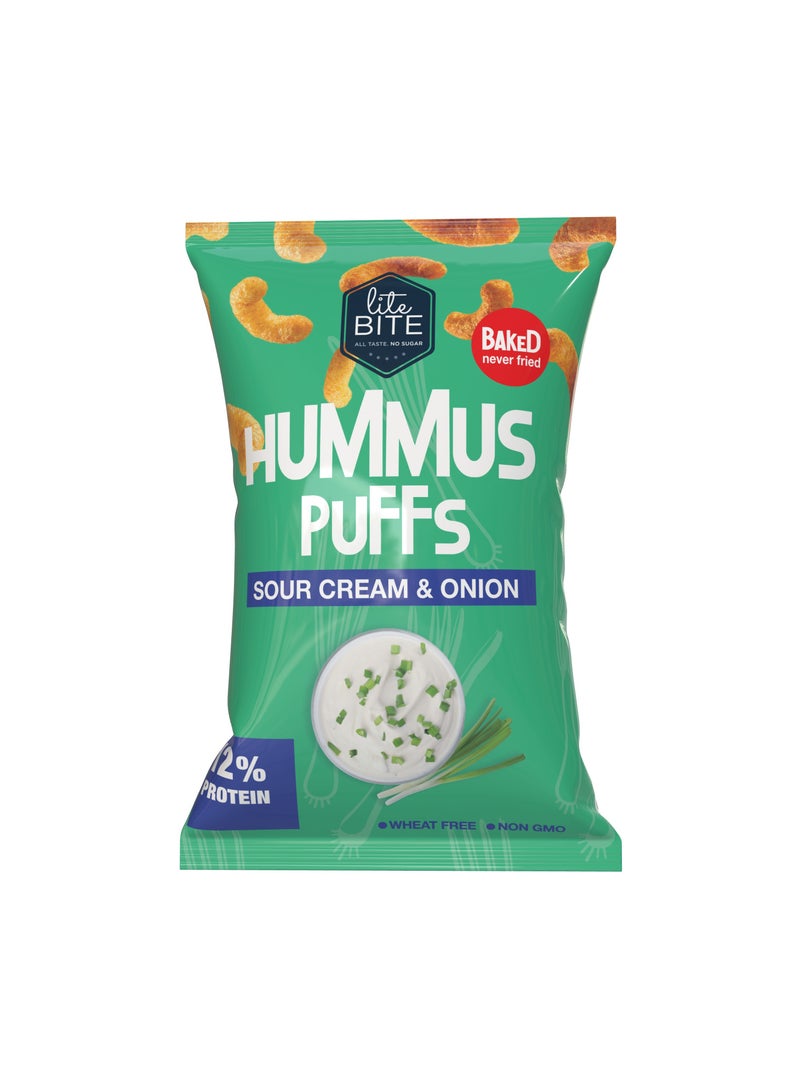 Lite Bite Sour Cream Hummus Puffs 40g 