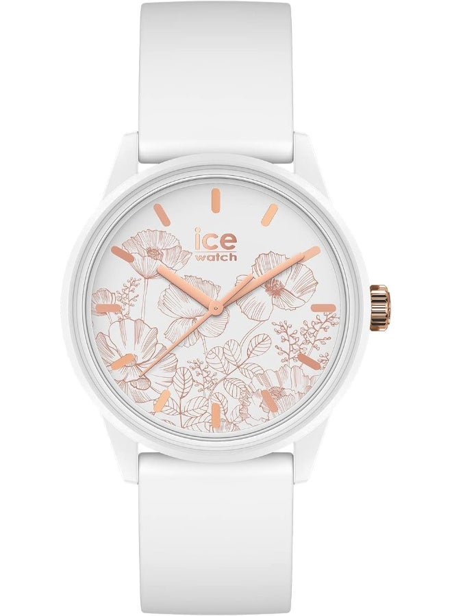 Ice Watch ساعة آيس ووتش آيس بالطاقة الشمسية - أبيض ربيعي - صغير - 3 ساعات - Image 1