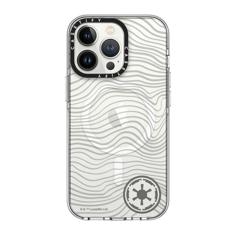 CASETiFY Clear iPhone 13 Pro Case [Mandalorian Co-Lab/Not Yellowing / 6.6ft Drop Protection/Compatible with Magsafe] - Beskar Ingot - Clear - Image 1