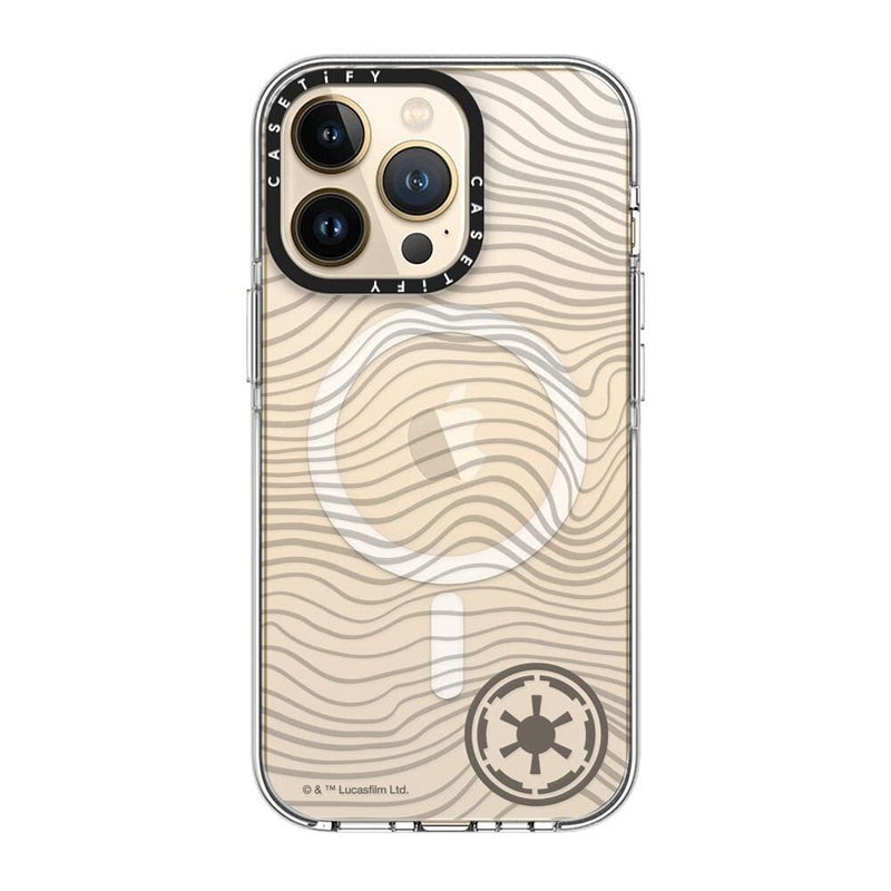CASETiFY Clear iPhone 13 Pro Case [Mandalorian Co-Lab/Not Yellowing / 6.6ft Drop Protection/Compatible with Magsafe] - Beskar Ingot - Clear - Image 5