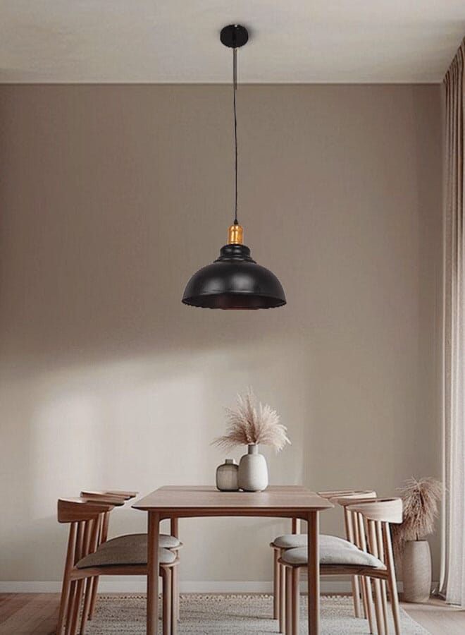 بيست باور مصباح سقف معلق حديث للمطبخ 1031 مع قاعدة مصباح E27 (المصباح غير مدرج)، طول قابل للتعديل 180 سم، تصميم أنيق لغرف الطعام والمعيشة - Image 1