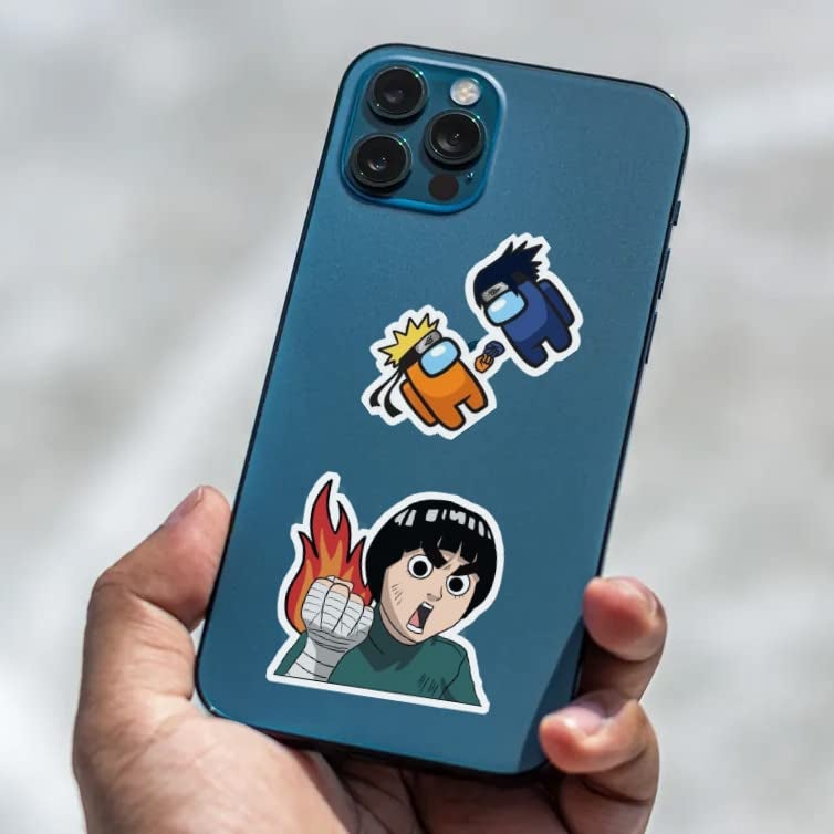 CodersParadise Pack of 56 Naru Anime Aesthetic Vinyl Self-Adhesive Stickers for Laptop, Journal, Bike Helmet, Diary, Guitar, Mobile Case - Waterproof Residue Free Sticker, 5.1 x 7.6 x 5.1 cms - Image 3