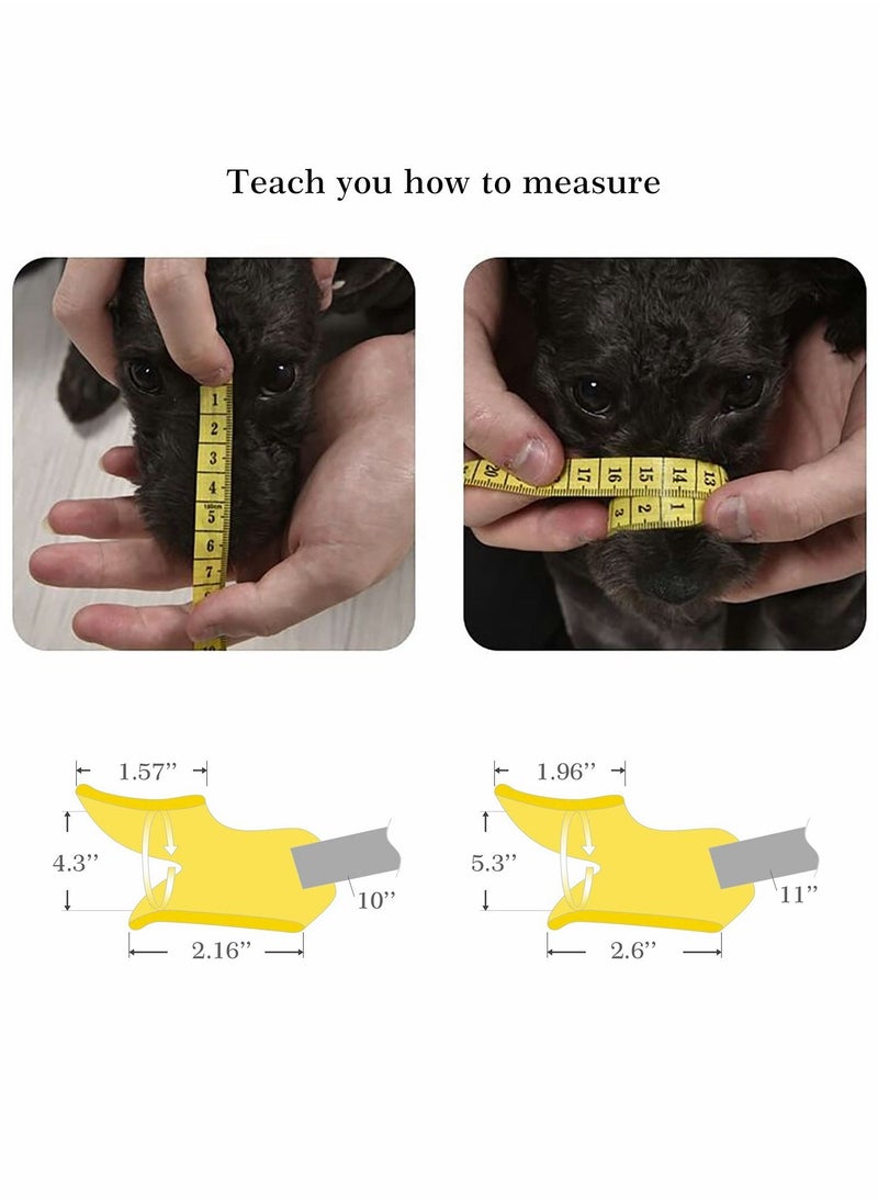 SYOSI - Dog Mouth Cover, Muzzle for Small Dog, Anti-bite and Anti-Called Duck Bill Muzzle Muzzle Masks, Silicone Material Prevent from Biting, Barking, Chewing - Image 1