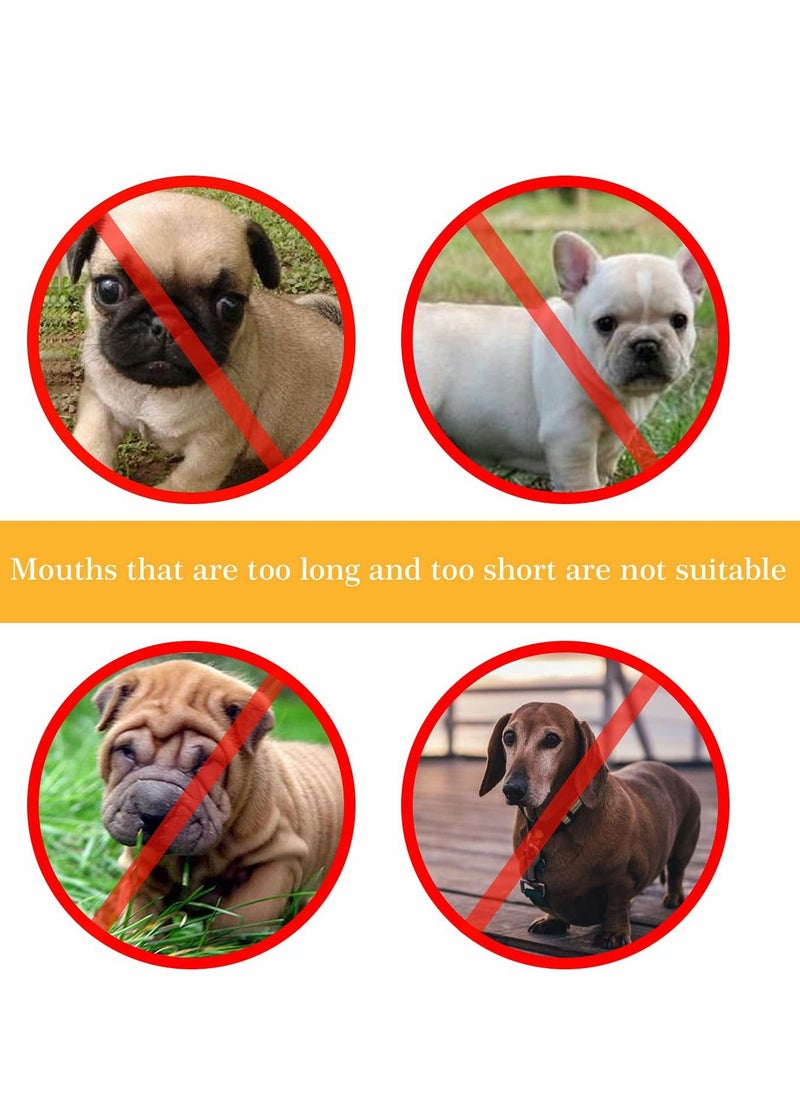 SYOSI - Dog Mouth Cover, Muzzle for Small Dog, Anti-bite and Anti-Called Duck Bill Muzzle Muzzle Masks, Silicone Material Prevent from Biting, Barking, Chewing - Image 1