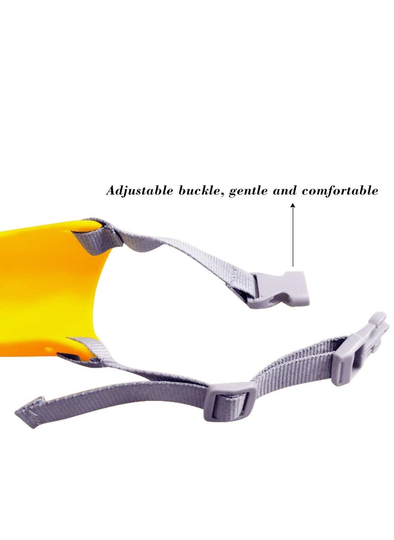 SYOSI - Dog Mouth Cover, Muzzle for Small Dog, Anti-bite and Anti-Called Duck Bill Muzzle Muzzle Masks, Silicone Material Prevent from Biting, Barking, Chewing - Image 1